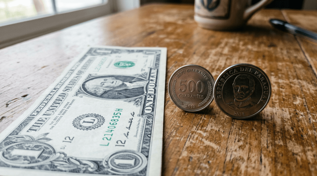 El dólar cae por debajo de G. 6.000 y acumula una baja del 19% en un&nbsp;año